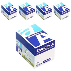 더블에이 미니박스 메모지, 화이트, 500개입, 5개