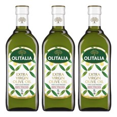 OLITALIA 奧利塔 特級初榨橄欖油，100%義大利原裝進口，第一道初榨，濃郁橄欖果香味，無添加, 1L, 3瓶