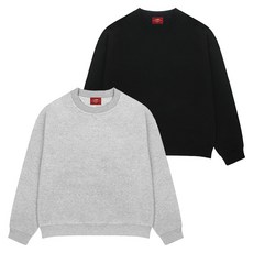 L.LAMO 基本款雙面材質大學T 2件組 大尺碼