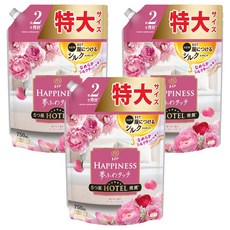 Lenor 蘭諾 Happiness 衣物柔軟精補充包 古董玫瑰香, 750ml, 3包