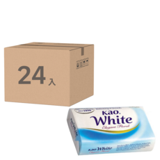 花王 White 優雅花香香皂 85gx12入 泡沫豐富細緻, 85g, 24入