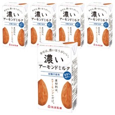 TSUKUBA 筑波乳業 香醇原味杏仁飲 無糖, 5個, 125ml