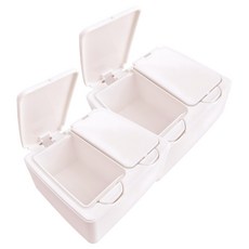 一鍵式收納盒 深款, 2個, 粉紅色