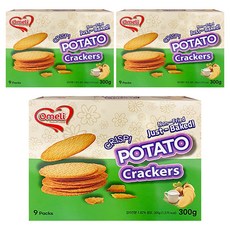 Omeli 烘烤馬鈴薯薄餅, 300g, 3盒