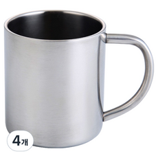 World Clean 不鏽鋼 304 漱口杯 300ml, 4個