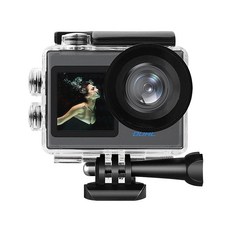 ACEONE 4K 運動相機 超小型防水 VLOG 攝影機 XPRO3 DUAL, 黑色