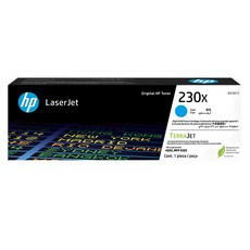 HP惠普 230X 高印量碳粉匣 W2301X (適用於HP Color LaserJet Pro 4203/4303系列), 青藍色, 1個