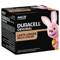 DURACELL 金頂 台灣公司貨 經典鹼性AA電池 3號, 20個裝, 1盒