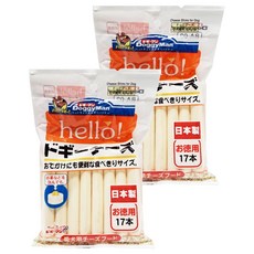 DoggyMan 多格漫 Hello 經濟包 17條, 起司條, 214g, 2包