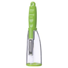 데일리픽 껍질먹는 안전 채칼, 그린, 1개