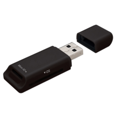 RASTO 隨身型USB雙槽讀卡機, RT7, 1個