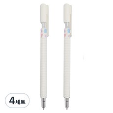 Mungudam 高品質鋒利0.5mm 2p+一次性小袋套裝, 4套, 白色