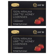 COMVITA 康維他 UMFTM15+ 麥蘆卡蜂蜜潤喉糖, 18g, 2盒