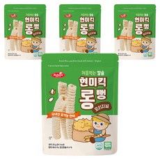 Bebest 韓國產高鈣糙米棒, 原味, 20g, 4包