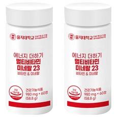 23種維他命礦物質補充錠 58.8g, 60顆, 2個