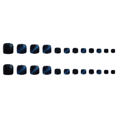 잇템샵 자석 젤 페디큐어 팁, 1개, 08 캣츠블루블랙