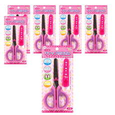 sun-star HappyStu:D 米妮快樂學童文具 安全剪刀, 粉色, 6支