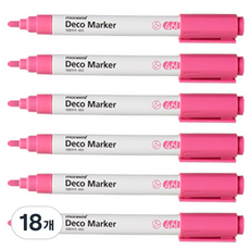 monAmi 裝飾馬克筆 460 6支, 粉色, 18支