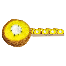 MasterClean 韓風手編洗碗巾, 奇異果黃色, 3個, 5包