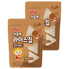 베베스트 처음에 라이스칩, 호두 아몬드, 2개, 30g