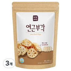 Tigak Taegak Sea World蓮藕脆片 30g, 100g, 3個