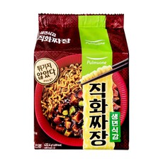 생면식감 직화짜장 108.1g, 4개