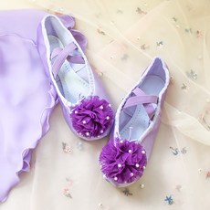 aterreballet 女童紫色芭蕾舞鞋
