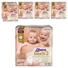 Libero 麗貝樂 Touch黏貼型尿布 5~9kg, S, 168片