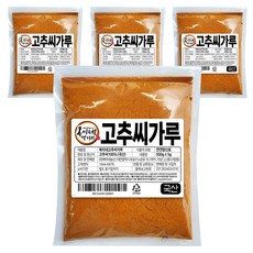 복이네먹거리 국산 고추씨가루, 500g, 4개