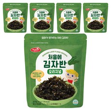 Bebest 孩童調味海苔酥, 25g, 原味, 5包