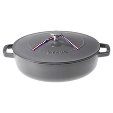 staub 火鍋 ST2612618, 灰色, 26cm, 1個