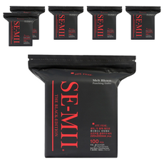 SE-MI 黑色限定版 加厚款拋棄式菜瓜布, 黑色, 6包, 100片