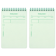 뮤니드 스프링 파스텔 상철 단어 암기 노트, 그린, 2개