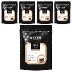 타코 밀크티라떼 분말, 500g, 1개입, 5개