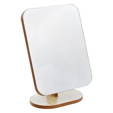 桌上鏡 L5 橫豎隨心, 木色 + 銀色