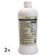 bevercity 水果蘆薈果昔濃縮液, 1.8kg, 2瓶