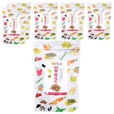 元氣家 椒麻花生, 香辣滋味 酥脆可口 微辣微麻 下酒菜 200g, 6包