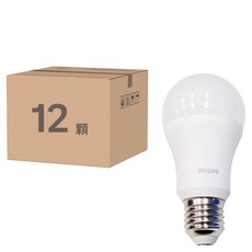 PHILIPS 飛利浦 LED 易省球泡 3000K E27 11.5W, 燈泡色, 12個