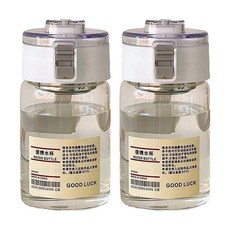 無印風水壺 附替換配件 小 350ml - 簡約設計 輕巧便攜 健康飲水好夥伴, 白色, 2個