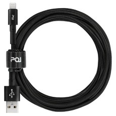 pqi 勁永 I Cable Reversible 數據線, 180cm, 黑色, 1條