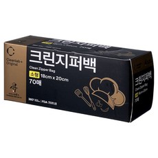 크린랩 식구 크린지퍼백 18 x 20 cm, 1개, 70개입, 소(S)