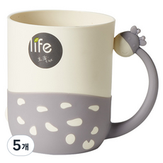 賽勒優利 優利長頸鹿漱口杯, 灰色, 1入, 5個