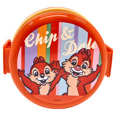 Skater 抑菌樂扣雙層塑膠便當盒 附叉 11.7 x 10.6 x 9cm 上層230ml + 下層270ml, 奇奇蒂蒂, 1組