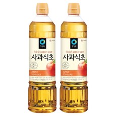 청정원 사과식초, 900ml, 2개
