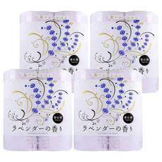四國特紙薰衣草香味捲筒衛生紙, 30m, 4捲, 4包