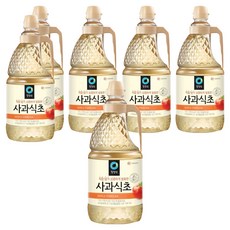 청정원 사과식초, 1.8L, 6개