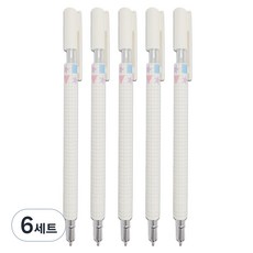 Mungudam 高級自動鉛筆 0.5mm 5入, 6套, 白色