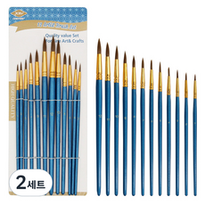 Cithonic壓克力尖頭刷 12種組, 2組, 12種