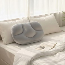 일상나눔 고밀도 무중력 베개, 연그레이, 2개