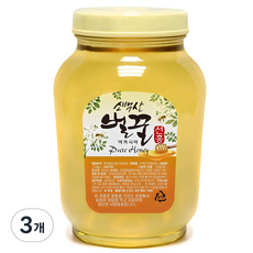 소백산 벌꿀 선흥 사양 아카시아꿀, 3개, 2.4kg